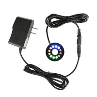 TSSS 0.6&amp;amp;quot; Inside Dia. - 12 LEDs Colour Submersible Led Ring Lights for Water Pump Fountains Lighting with 4.7+4.5ft Cable