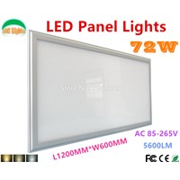 Wholesale 3pcs/lot 72W Ultra-thin Thickness 600x1200 Dimmable Panel Led Light Kitchen LED Lighting 60*120cm Led Panel CE&amp;amp;amp;RoHS