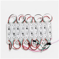 100pcs/lot,WS2811 3 LED Module lighting  Waterproof  led modules,RGB, SMD 5050 LED backlight for sign SMD5050 DC12V 0.72W,