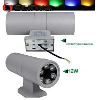 6W-72W Double-head Two Sided  Led outdoor Porch Lighting Wall Lamps Waterproof Landscape Lamp First Door Aluminum
