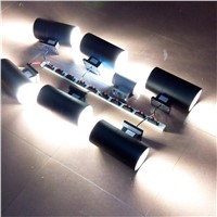 Outdoor Lighting Wall Lamps 10W (2*5*1W) LED Up and Down Wall Sconce Lights Two Sides Floodlight Landscape Lighting For Garden