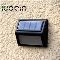 New Arrival Outdoor Solar Waterproof Powered LED Light Garden Pathway Stairs Fence Lamp