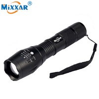 ZK35 Powerful Waterproof LED Flashlight Portable LED Camping Diving Lamp Torch Lights Lanternas Self Defense Tactical Flashlight