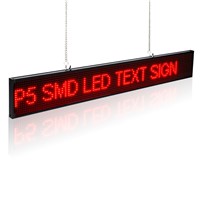 20INCH SMD P5 LED Display module yellow blue green white Programmable Scrolling Message led sign Board Multi-color Option