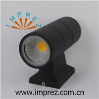 Good sale COB 10W led wall lamp AC85-265V Up and down 10W wall lights for outdoor IP65 wall lighting 90*260mm