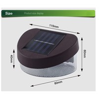BRIGHTINWD LED Solar Light Garden Lights Outdoor Garden Wall Light Waterproof Atmosphere Lamp with Solar Panel Solar Power Light