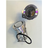 3pcs10W Convex Lens 12V RGB LED Underwater Light Waterproof IP65 Fountain Pond Landscape Lighting Led Swimming Pool Light