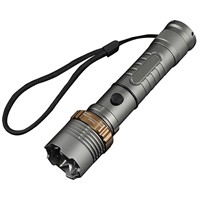 zk30 Self Defense LED flashlight Cree XM-L T6 led Rechargeable lantern 4000LM Tactical Torch lamps with attack head flashlights