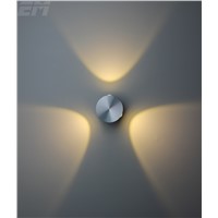 New! Modern Led Wall Lamps Wall Mounted Crystal Convex Lens 60*60*60mm Aluminum 90~260v 9W Spot Light High Quality GWL028