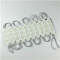 100pcs/lot Injection LED module SMD5050 3LED Backlight 12V 0.72W Waterproof for Advertising sign and Channel Letter lighting box