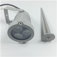 3W Landscape Light Outdoor 12V Garden Light Filling waterproof IP66 Aluminum LED Lawn Spike lights AC85~265V