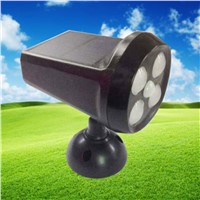 1Pc 4 LED Solar Power Garage Warehouse Lamp Infrared Induction Path Light