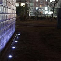 Hot Sale Solar Lamps LED Out Lighting Solar Power 3 LED Buried Lamp Light Outdoor Path Way Garden Under Ground Decking