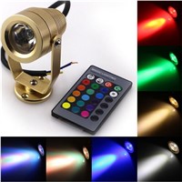 1x3W DC 12V 1 LED Underwater Submersible Spot Light Lamp for Fountain pond Garden Pool Landscape Outdoor(RGB)