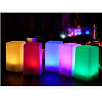 Led charging bar lamp Creative restaurant cafe mobile candle waterproof bar table light hot sale