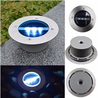 High Quality Solar Power 3 LED Buried Lamp Light Outdoor Path Way Garden Under Ground Decking Easy to install