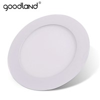 Goodland Ultra Slim LED Panel Light 85-265V Round LED Ceiling Recessed Downlight 3/4/6/9/12/15/18W LED Led Panel Bulb