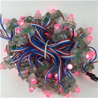 1000pcs 12mm WS2811 Square LED Pixel Module DC12V Waterproof IP68 Digital Diffused Addressable RGB full color Xmas advertising