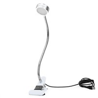 5W USB LED Book Reading Desk Lamp Flexible Neck Clamp Light
