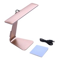 New 3 Modes Fashion Ultra-Thin LED Charging Desk Lamp Smart Touch Eyes Protective Folding Night Light Reading Lamp for Bedroom