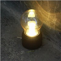 Retro rechargeable LED light bulb bedroom bedside atmosphere lamp night lamp baby USB lamp