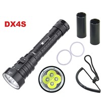 Solarstorm DX4S LED Diving Flashlight 4x CREE L2 4L2 Underwater 18650 26650 Torch Brightness Waterproof 100m Light Led Torch