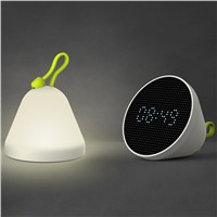 Take touch multi-function alarm clock double bedroom bedside lamp, night lamp, night light touch feeding led charging