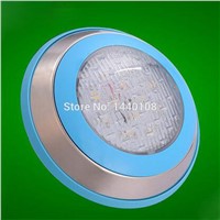 5pcs/lot 2016 New led round swimming spot lamp warm white white RGB 6W 12V LED Underwater Landscape Lamp Swimming Pool Wall Lamp