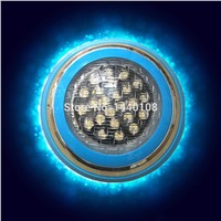 5pcs/lot 24w  led round swimming spot lamp Stainless RGB  Ac12V/24v LED Underwater Landscape Lamp Swimming Pool Wall Lamp