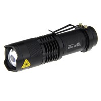 UltraFire UK68 XP-E Q5 LED 380lm 3-Mode White Light Zoomable Flashlight mini Torch Lantern (1* AA/ 14500)