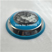 2pcs/lot 18w  led round swimming spot lamp Stainless RGB  Ac12V/24v LED Underwater Landscape Lamp Swimming Pool Wall Lamp