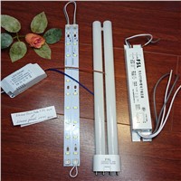 20 LEDs Retrofit Panel (with LED driver) Replace 24W 2g11 (4-pin) Compact Fluorescent Linear Twin Light Tube Bulb + Ballast
