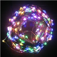 DC 24V 50M 500LED Copper Wire Warm White/White/RGB LED String Light Starry Lights + Power Adapter