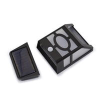 Motion Sensor Solar Powered Wall Mount LED Light Outdoor Garden Path Landscape Fence Yard Gutter Lamp Portable Lantern Lighting
