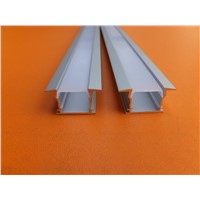 Aluminum Profiles for surface and recessed LED strip,Slim Compact Design with Oyster White Cover,End Caps and Mounting Clips