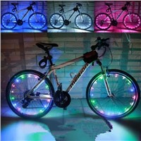 New Hot Wire Lights Gas Nozzle Warning Bike Light Bicycle Parts Cycling Flashlight Bike Bicycle Wheels Spoke Light