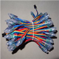 50nodes/strand DC5V RGB dumb nodes, IP68 rated; 24W;color wires