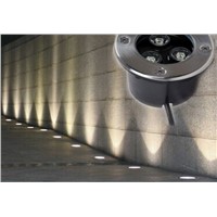 304 stainless steel 48W RGBW (4 in 1 led) 6x8W led underground light, IP67 outdoor led ground lights