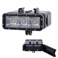 HERO5 Waterproof LED flash light Underwater Diving flash Light lamp For GoPro Hero 5 4 3+ 3  SJCAM sj4000 SJ M10 M20 YI camera
