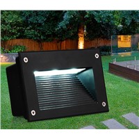 10pcs IP67 Waterproof outdoor Wall Corner led Lamp Embedded Corridor Lights Stair Steps Lighting 3W Footlight led landscape lamp