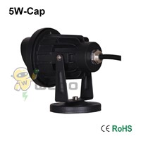 10PCS 5W-Cap With Base Black Shell LED COB Landscape Light Outdoor Lawn Spot Lamp Cool White/Natural White/Warm White 85-265V