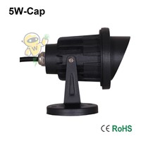 10PCS 5W-Cap With Base Black Shell LED COB Landscape Light Outdoor Lawn Spot Lamp Cool White/Natural White/Warm White 12V DC