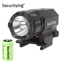 SecurityIng XP-G R5 LED Tactical Gun Flashlight 600 Lumen Aluminum LED Torch Flash Light + 3.0V CR2 Battery