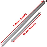 16pcs*50cm LED hard luces strip 72leds/0.5m DC 12V 14w led bar light smd 8520 With Aluminum u Profile shell and pc cover