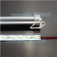 75m 75pcs*1m  LED Tube Hard Strip wholesale 100cm DC 12V 72leds 8520 led luces strip light with U aluminium shell + pc cover
