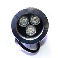 AC 85-265V 3W swimming pool led underwater lights ip68 waterproof red blue green led pool lights fountain pond lights plane lens