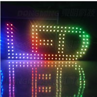 High brightness led rgb string light 12mm waterproof IP68 advertising light letter DC 5V led rgb module light