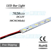 36Leds LED luces strip 0.5m  IP22 12V led hard strip white/warm white led bar light 7020 SMD kitchen led under cabinet light