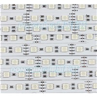 100pcs/lot led luces strip 1M 72 leds 5050 SMD LED Bar Light rgb DC12V for kitchen wardrobe cabinet
