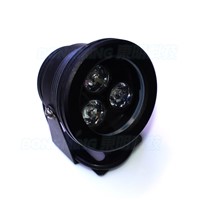 black body DC12V 10W underwater lights rgb ip68 waterproof rgb led pool lights fountain lights +24key remote controller
